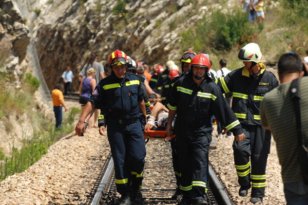 Nesreca nagibnog vlaka, Foto: Mario Todoric / CROPIX