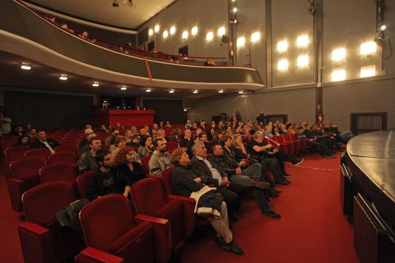 U HKK Zadar odrzana je premijera predstave pod nazivom Aktualni sat, Kulturno umjetnickog drustva Bleke i Konji. Photo: Filip Brala/PIXSELL U HKK Zadar odrzana je premijera predstave pod nazivom Aktualni sat, Kulturno umjetnickog drustva Bleke i Konji. Photo: Filip Brala/PIXSELL