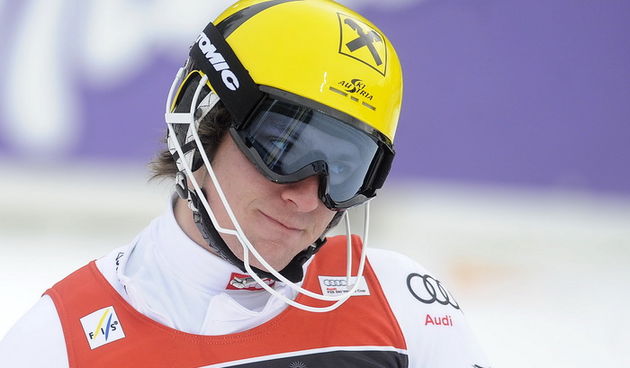 Zagreb, 060111. 
Sljeme.
Audi FIS Svjetski skijaski kup, utrka muskog slaloma Vip Snow Queen Trophy.
Na slici: Marcel Hirscher.
Foto: Damir Krajac / CROPIX