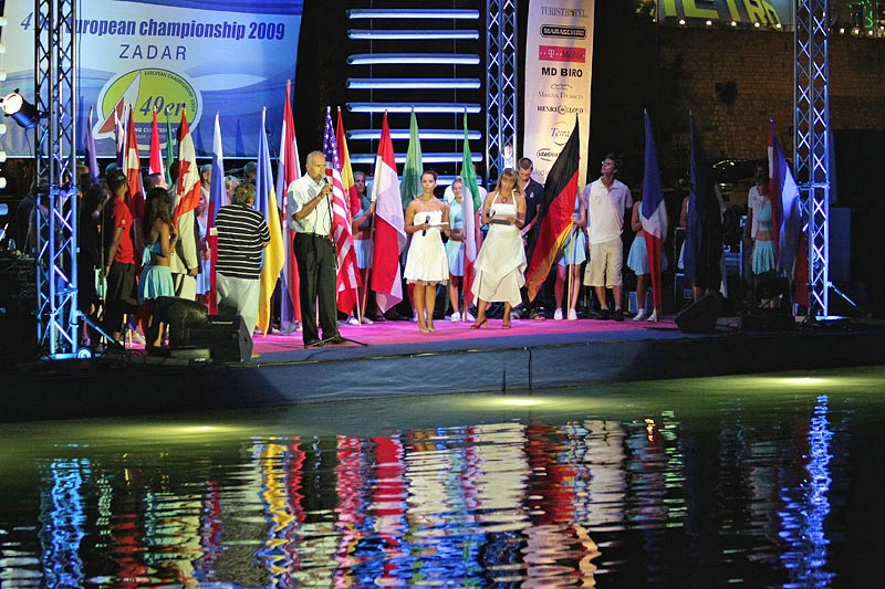 Otvaranje EP klase 49er u uvali Jazine (foto: Marin Gospić)