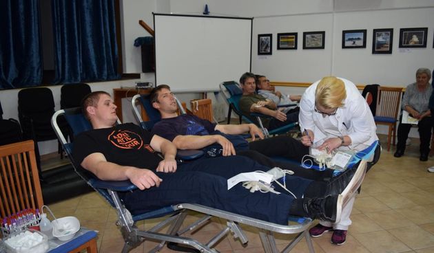 Preko: U prvoj ovogodišnjoj akciji darivanja prikupljeno 30 doza krvi. Foto: Jasna Marcelić