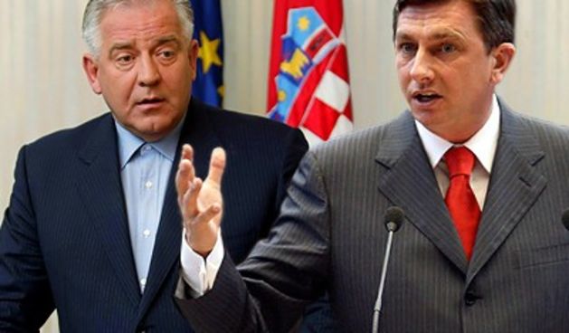 Sanader i Pahor (Foto: Tportal.hr)