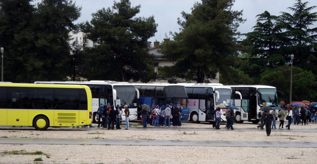 Dolazak sudionika SKM u Zadar