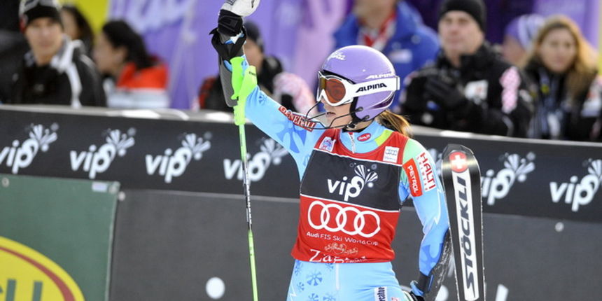 Zagreb, 040113.
Sljeme – Vip Snow Queen Trophy 2013.
Deveta slalomska utrka FIS Svjetskog kupa na Sljemenu za zene, prva voznja.
Na fotografiji: Tina Maze.
Foto: Damir Krajac / CROPIX Zagreb, 040113.
Sljeme – Vip Snow Queen Trophy 2013.
Deveta slalomska utrka FIS Svjetskog kupa na Sljemenu za zene, prva voznja.
Na fotografiji: Tina Maze.
Foto: Damir Krajac / CROPIX