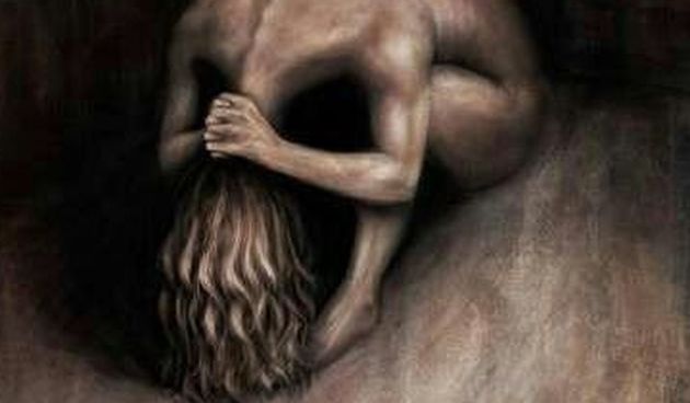 Lubanja ili žena pognute glave