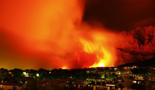 Požar kod Makarske, 20. i 21. rujna 2008.