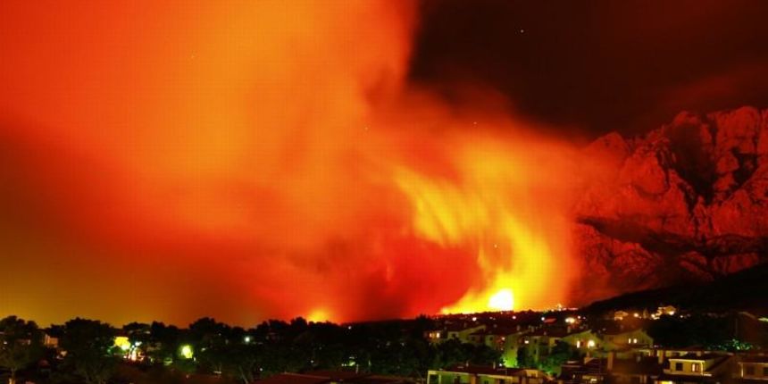 Požar kod Makarske, 20. i 21. rujna 2008.