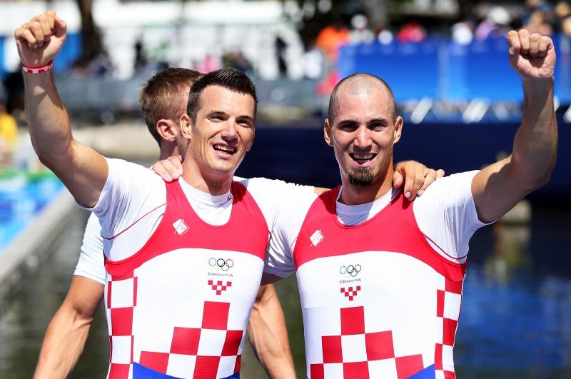 Rio de Janeiro, Brazil – Braća Sinkovic, Martin i Valent, osvajači su olimpijske zlatne medalje u utrci dvojaca na pariće.  Photo: Igor Kralj/PIXSELL