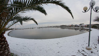 Snijeg u Bibinjama 3. veljače 2012, Foto: Leo Banić