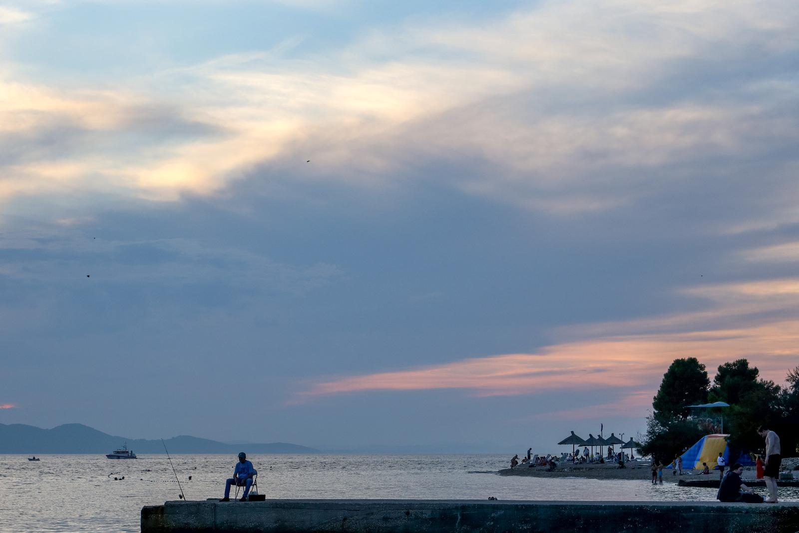 Smiraj rujanskog dana u Zadru Smiraj rujanskog dana u Zadru