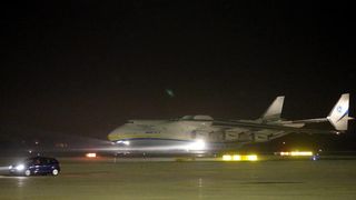 Antonov 225 u zagrebačkoj zračnoj luci Pleso, Foto: Borna Filić/PIXSELL