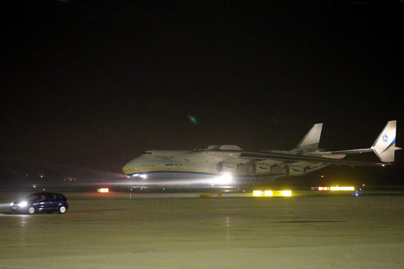 Antonov 225 u zagrebačkoj zračnoj luci Pleso, Foto: Borna Filić/PIXSELL