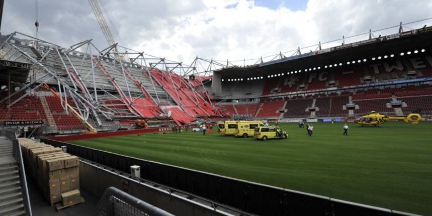 Urušeni stadion Twentea, Foto: Carlo ter Ellen / De Twentsche Courant