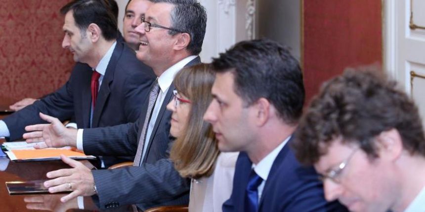 U Banskim dvorima odrzana je 30 sjednica Vlade RH. Tihomir Oreskovic. Photo: Patrik Macek/PIXSELL