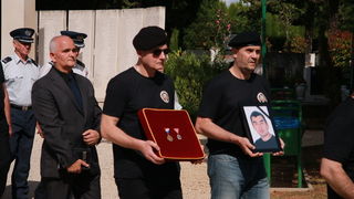 Posljednji ispraćaj zadarskog fotografa i umirovljenog satnika HV-a, Roberta Lerge na Gradskom groblju Zadar