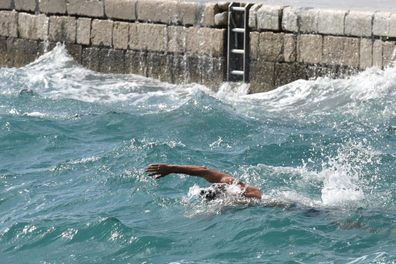 Guštanje u jugu na zadarskoj rivi 15. rujna 2015. Foto: Dino Stanin/PIXSELL