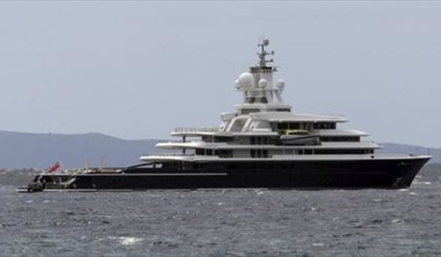 Jahta Romana Abramoviča uplovila u zadarski kanal, foto: foto: Vladimir Ivanov/CROPIX