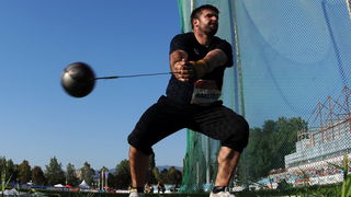 Zagreb, 130911.
IAAF World Challenge Zagreb 2011, 
61. memorijal Borisa Hanzekovica na atletskom stadionu Mladost na Savi.
Na slici: Haklits Andreas (Croatia)
Foto: Srdjan Vrancic / CROPIX