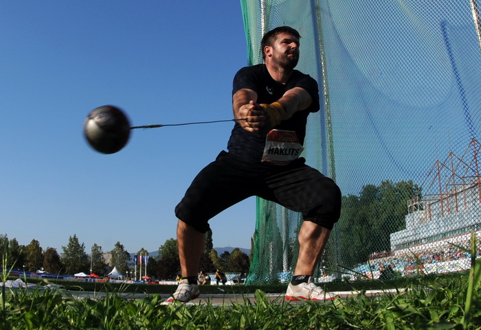 Zagreb, 130911.
IAAF World Challenge Zagreb 2011, 
61. memorijal Borisa Hanzekovica na atletskom stadionu Mladost na Savi.
Na slici: Haklits Andreas (Croatia)
Foto: Srdjan Vrancic / CROPIX