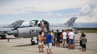 Dan otvorenih vrata Zračne baze Zemunik 5. kolovoza 2014., Foto: Filip Brala/PIXSELL