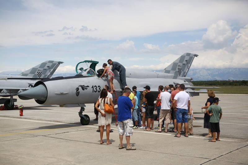 Dan otvorenih vrata Zračne baze Zemunik 5. kolovoza 2014., Foto: Filip Brala/PIXSELL