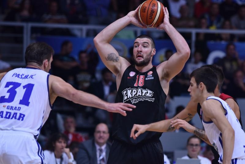 24.09.2015., Zadar – Zadar Dogus Basketball Tournament, KK Zadar – Olympiakos. Photo: PIXSELL