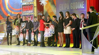 Zagreb, 261210.
HTV, studio Anton Marti, Prisavlje BB.
59. izbor sportasa 2010. godine u organizacij Sportskih novosti.
Na slici kosarkasice Gospica.
Foto: Biljana Gaurina / CROPIX