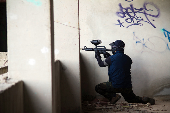 Paintball u Gaženici, 22. siječnja 2012. (foto:Saša Čuka)