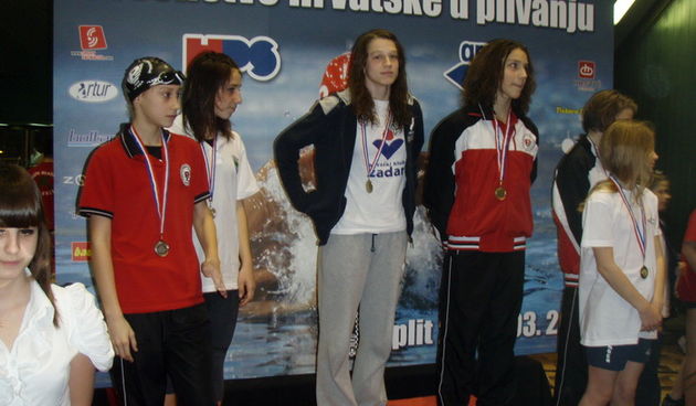 Laura Cizmin na pobjednickom postolju