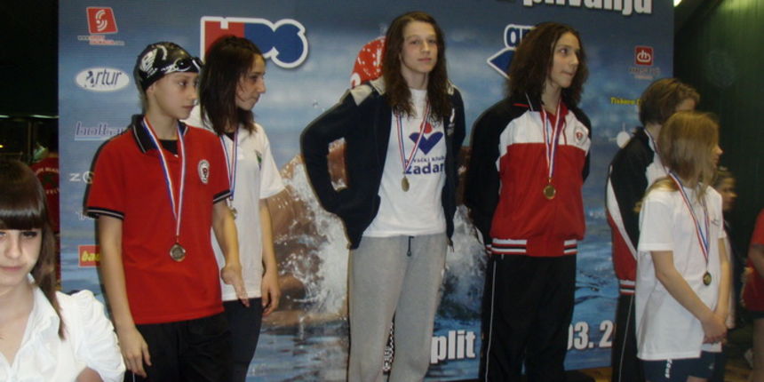 Laura Cizmin na pobjednickom postolju