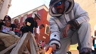 Performance Enia Meštrovića (foto:Saša Čuka)