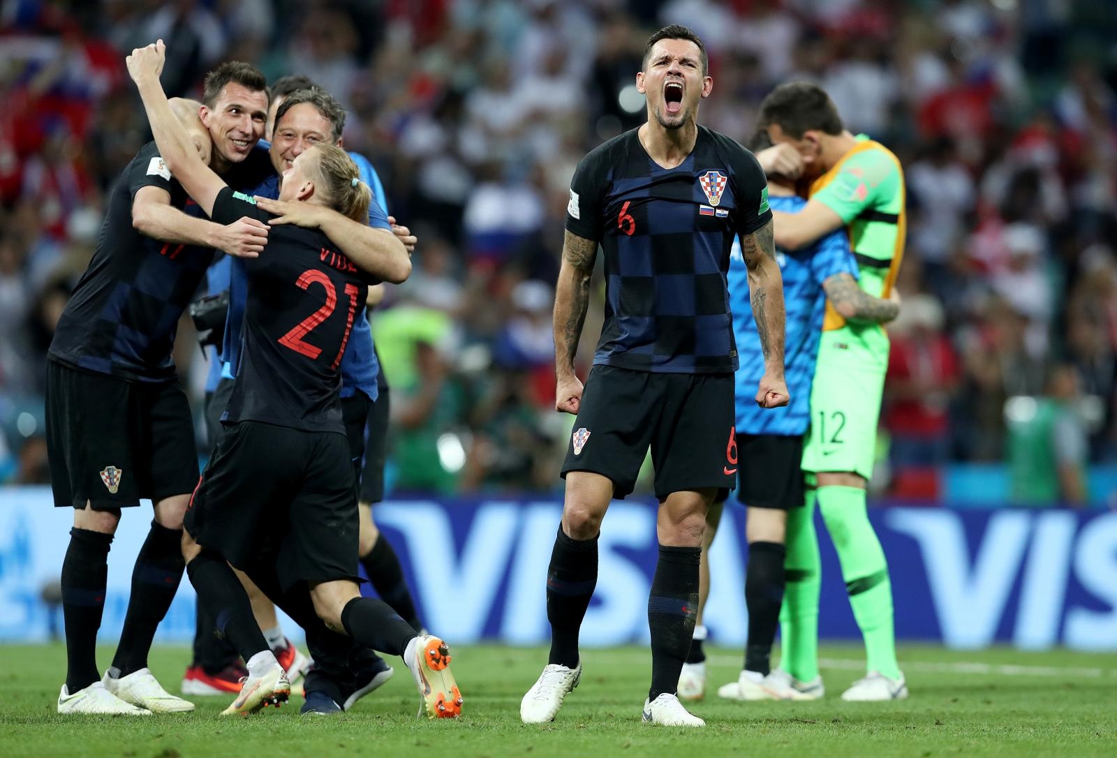 Slavlje Vatrenih nakon plasmana u polufinale Svjetskog prvenstva Slavlje Vatrenih nakon plasmana u polufinale Svjetskog prvenstva