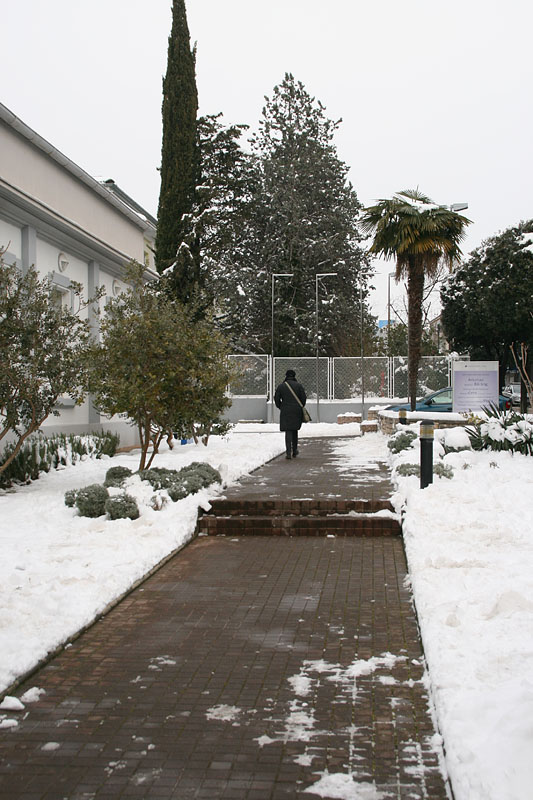 Snježni đir oko Gradske knjižnice Zadar, Foto: Lucija Juravić Snježni đir oko Gradske knjižnice Zadar, Foto: Lucija Juravić