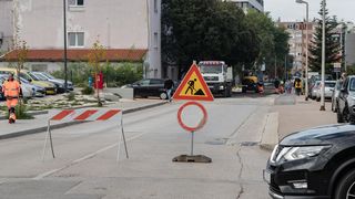 Radovi na Putu Murvice, radovi na cesti, ulici, ulica, cesta, promet, prometnica