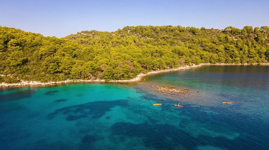Mljet – kajaking