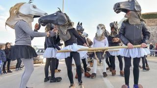 Zadarski karneval 2018: Povorka maškaranih skupina gradskim ulicama Zadarski karneval 2018: Povorka maškaranih skupina gradskim ulicama