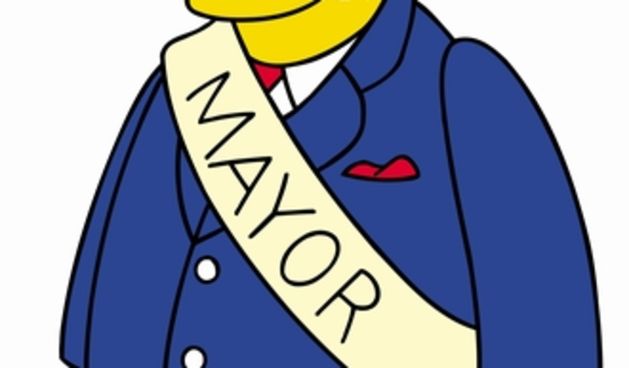 THE SIMPSONS.  Mayor Quimby on THE SIMPSONS on FOX.