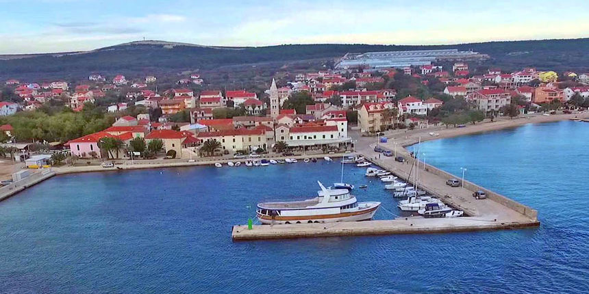 Turanj iz zraka, panorama Turnja Turanj iz zraka, panorama Turnja