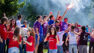 Ludijada maturanata na zadarskoj rivi 17. svibnja 2016. Foto: Bojan Bogdanić
