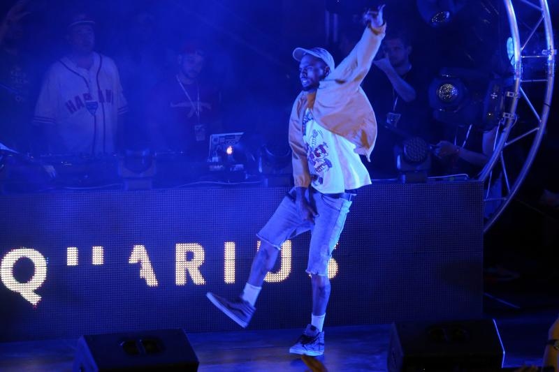 Koncert Chrisa Browna, koji je trebao biti održan na plaži Zrće, zbog jake bure je održan u prepunom klubu Aquarius.  Photo: Dalibor Urukalović/PIXSELL