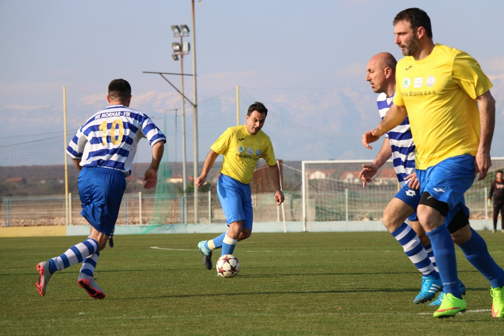 Derbi nogometne Lige veterana: Škabrnja – Mornar Vir