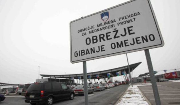 Granični prijelaz Slovenija (Foto: 24ur.com)
