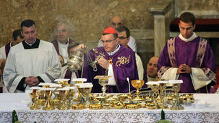 Posljednji ispraćaj nadbiskupa Ivana Prenđe (foto: Marin Gospić)