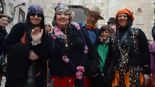 Stanarske maškare u karnevalskoj povorci, foto Iva Perinčić