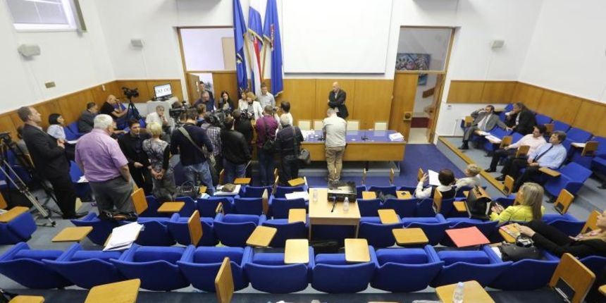 Nova burna sjednica Gradskog vijeća Grada Zadra, foto: Filip Brala/PIXSELL