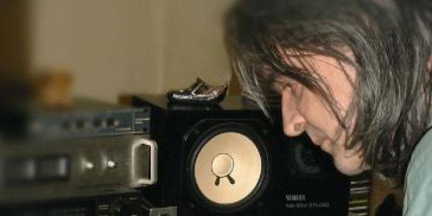 Laza Ristovski u glazbenom studiju Laza Ristovski u glazbenom studiju