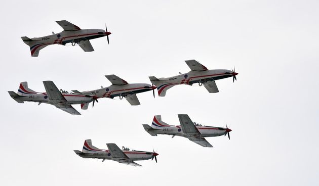 Iznad zadarske rive održan Letački program “Pukovnik Mirko Vukušić”