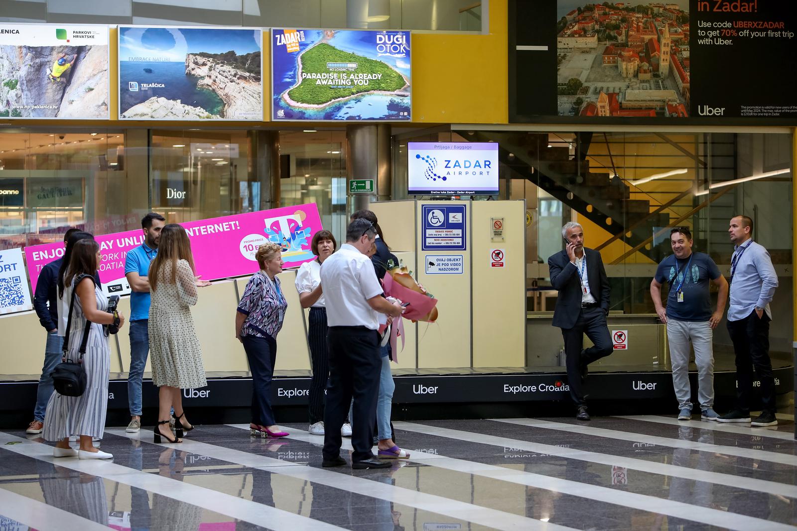 Milijunti putnik sletio u Zračnu luku Zadar