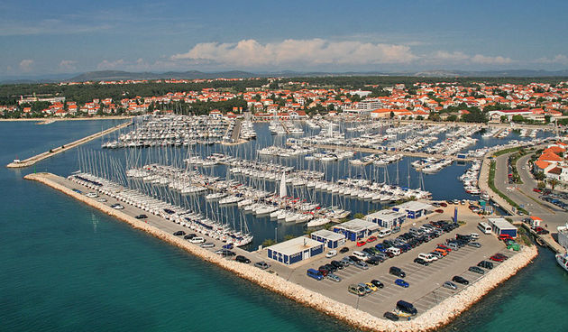 Biograd iz zraka (foto: Marin Gospić)