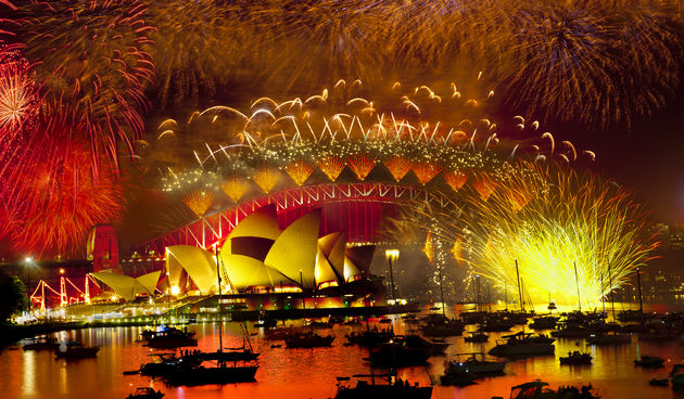 Sydney dočekao novu godinu, foto: www.watertaxisydney.com.au